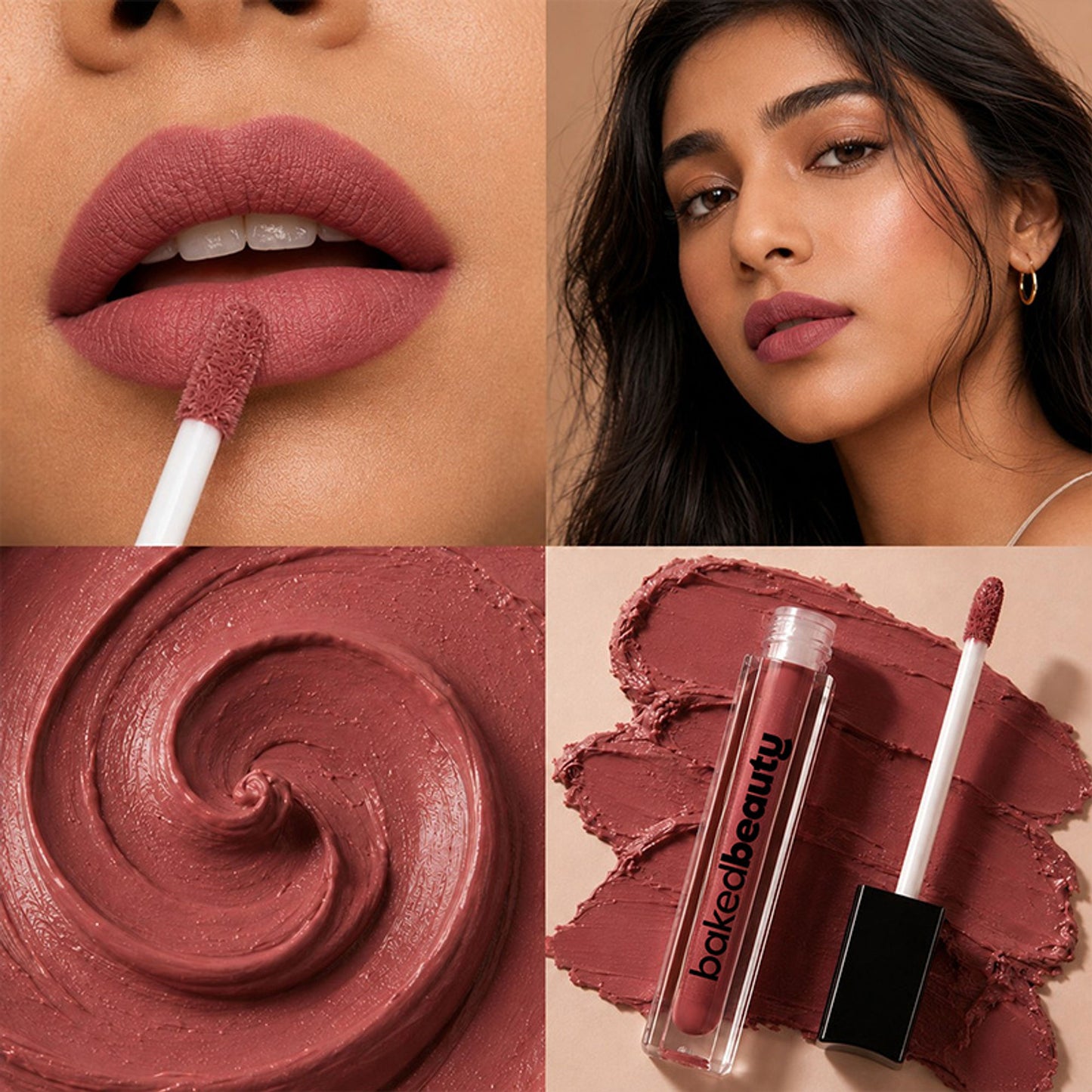 Baked Beauty Transferproof Mousse Matte Liquid Lipstick - Nude Talk