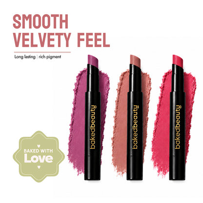 Baked Beauty My Crayon Forget Me Not Lip Cream Lipsticks - Pack Of 3