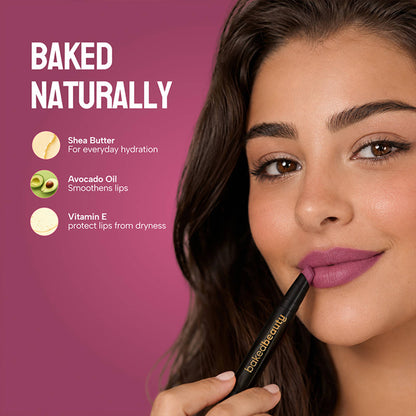 Baked Beauty My Crayon Forget Me Not Lip Cream Lipsticks - Pack Of 3