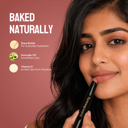 Baked Beauty My Crayon Brownie Bite Matte Lip Cream Lipsticks - Pack Of 3
