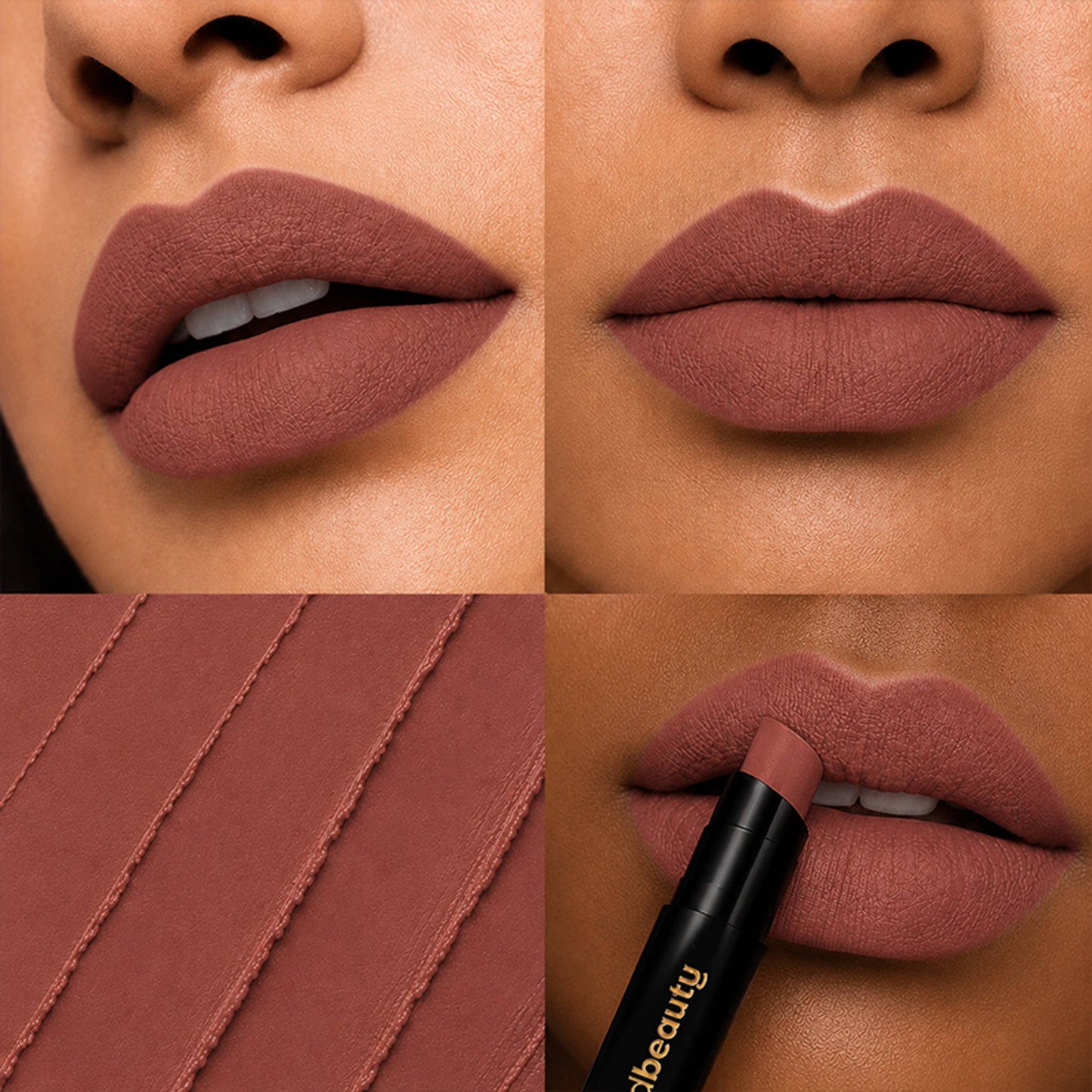 Baked Beauty My Crayon Brownie Bite Matte Lip Cream Lipsticks - Pack Of 3