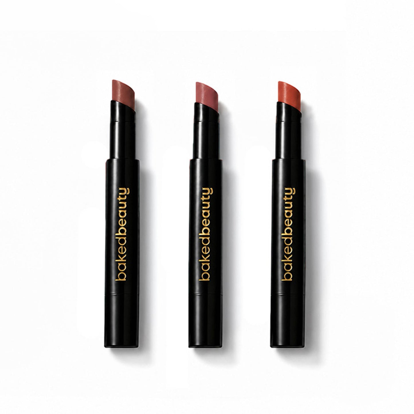 Baked Beauty My Crayon Brownie Bite Matte Lip Cream Lipsticks - Pack Of 3