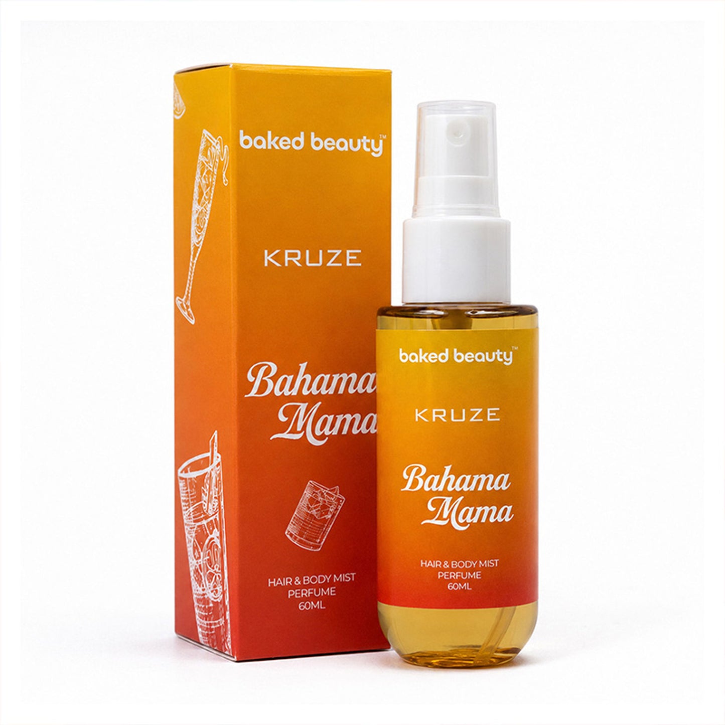 Baked Beauty Kruze Bahama Mama Hair And Body Mist
