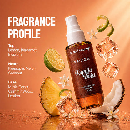 Baked Beauty Kruze Tequila Twist Hair And Body Mist