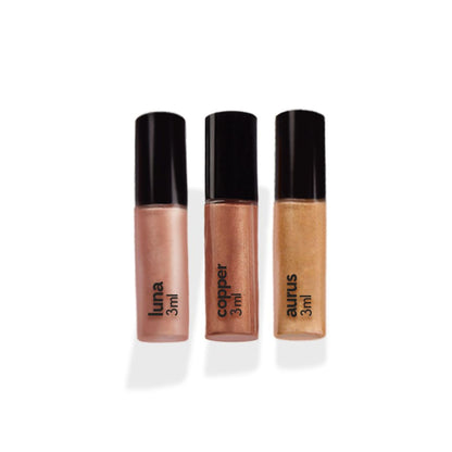 Ruby's Organics Quick Set Liquid Eyeshadow Moon Metal Minis Set