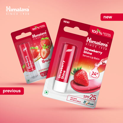 Himalaya Strawberry Shine Serum Lip Balm