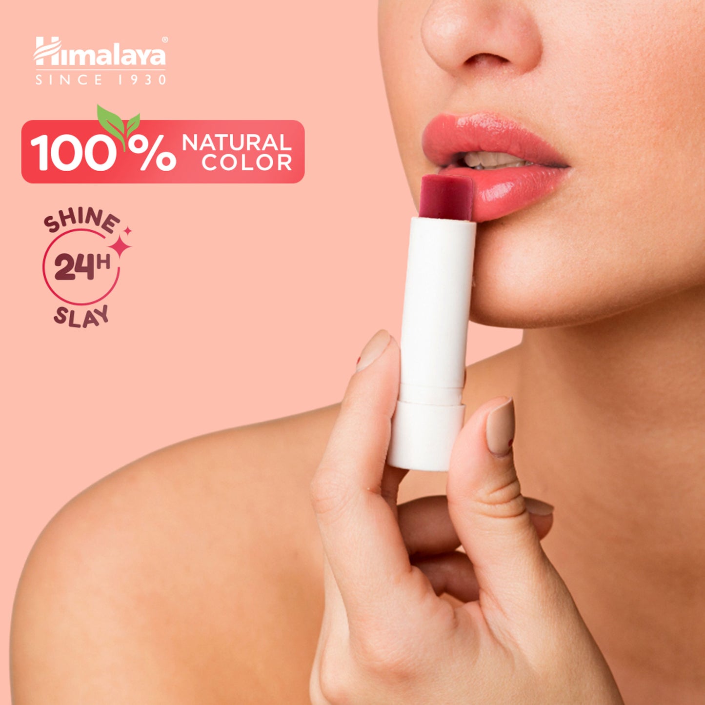 Himalaya Strawberry Shine Serum Lip Balm