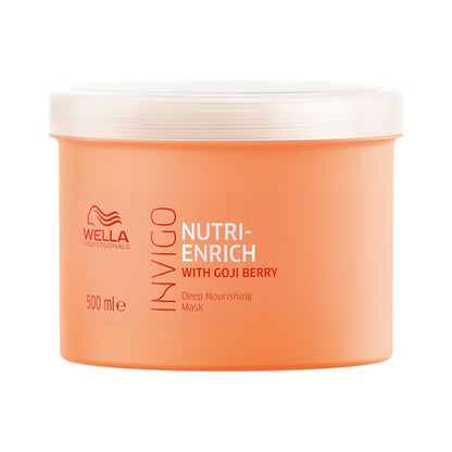 Wella Professionals Invigo Nutri Enrich Hair Mask For Dry, Frizzy & Damaged Hair with Goji Berry