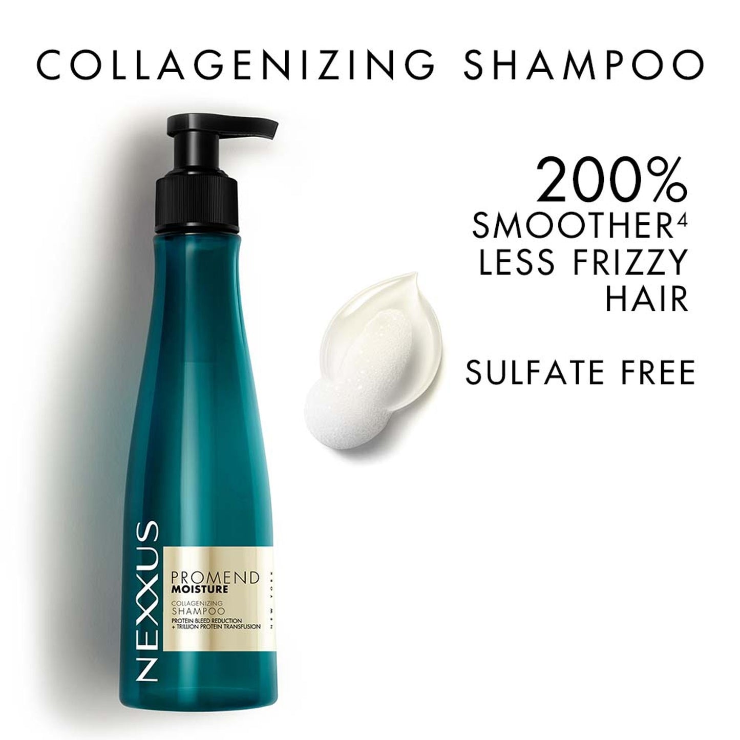 Nexxus Promend Moisture Bond Repair Shampoo for Dry Hair Sulfate-Free Collagen 250ml