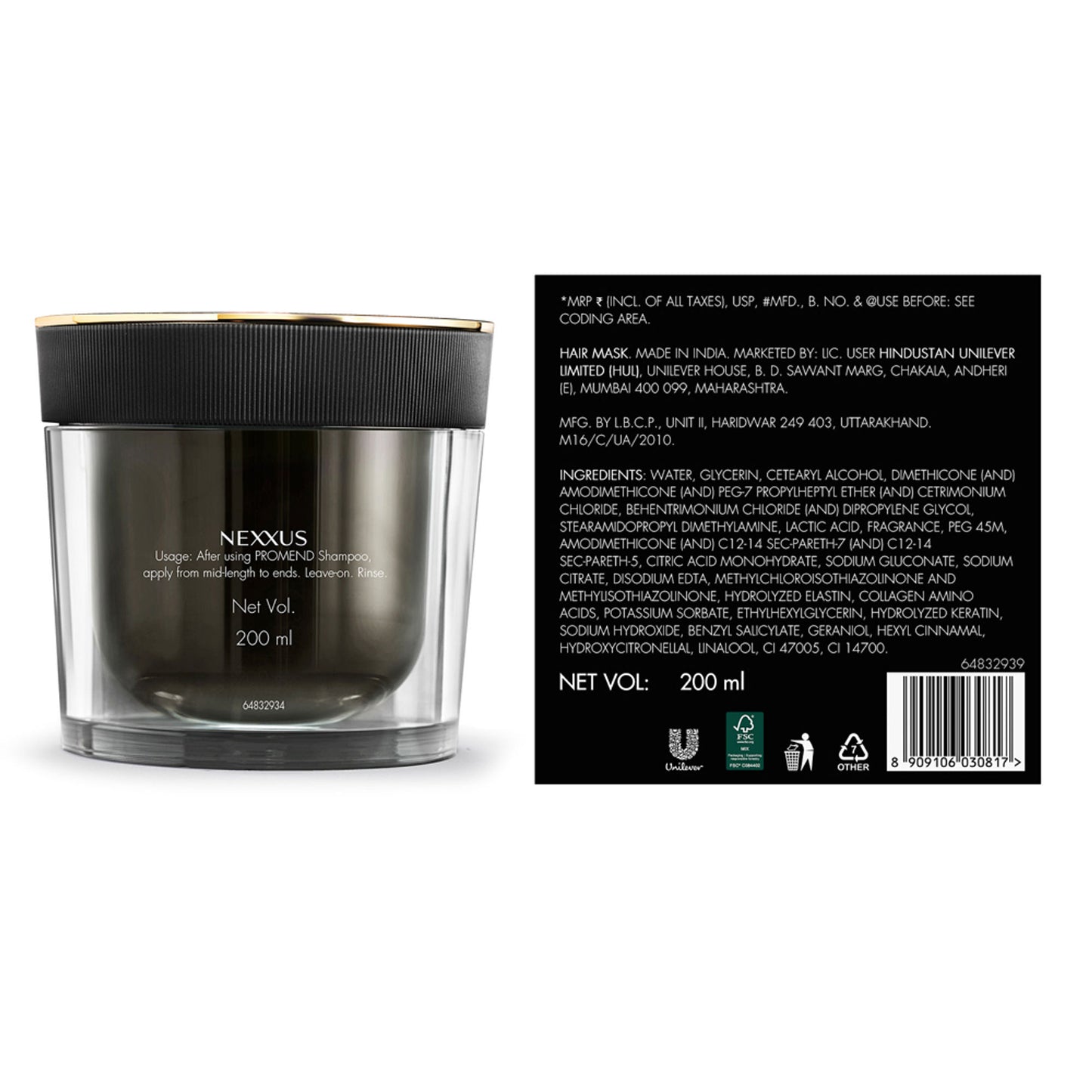 Nexxus Promend Repair Keratinizing Deep Bond Treatment Mask For Very Damaged Hair