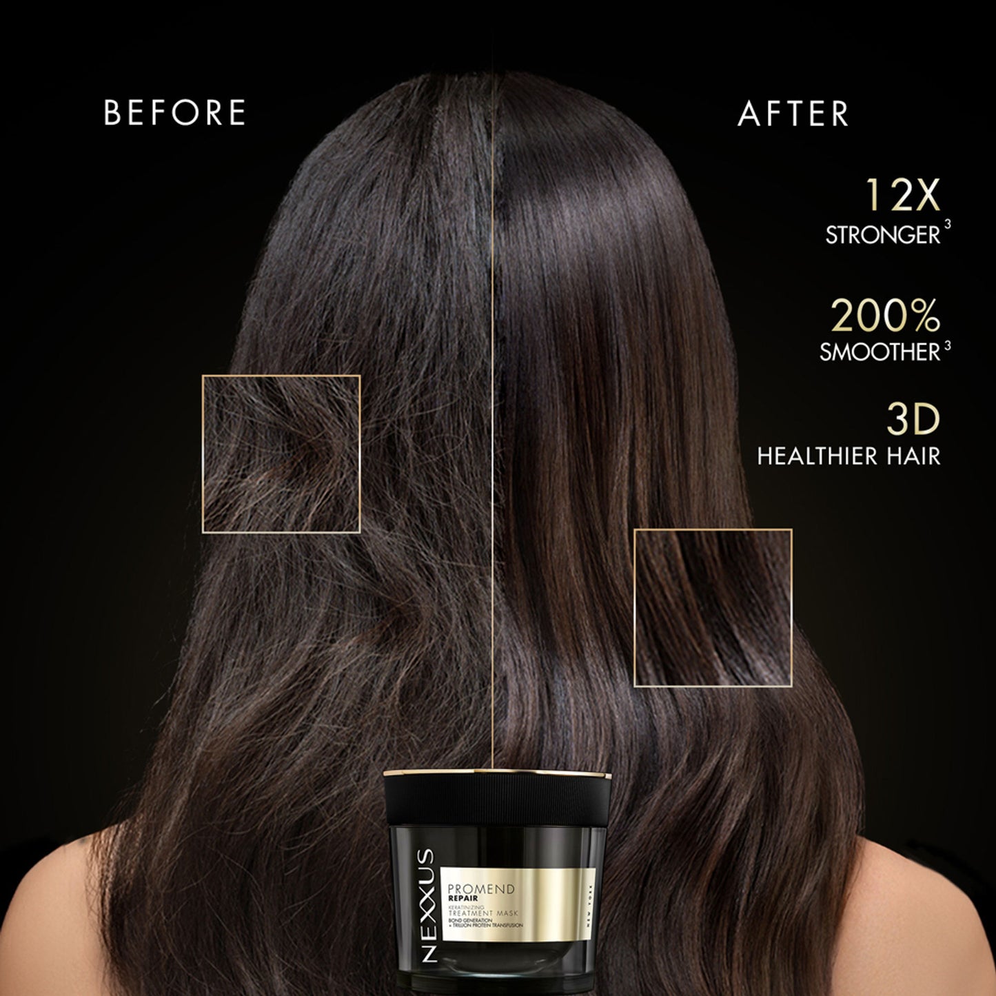 Nexxus Promend Repair Keratinizing Deep Bond Treatment Mask For Very Damaged Hair