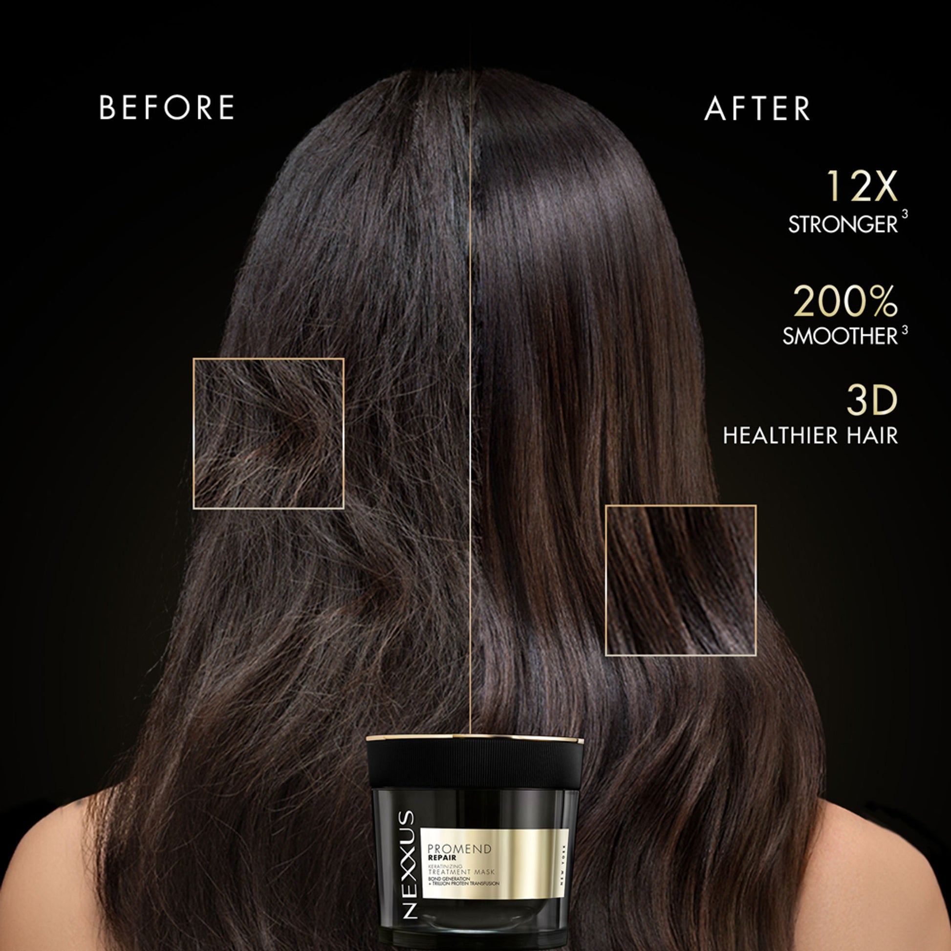 Nexxus Promend Repair Keratinizing Deep Bond Treatment Mask For Very Damaged Hair