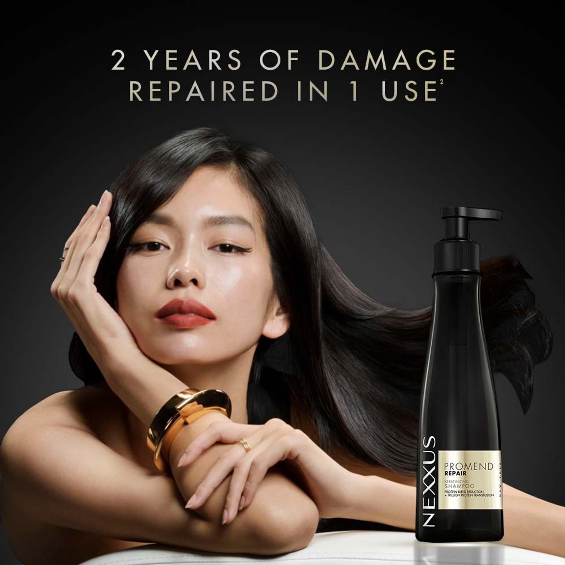 Nexxus Promend Repair Keratinizing Sulfate - Free Deep Bond Repair Shampoo For Very Damaged Hair