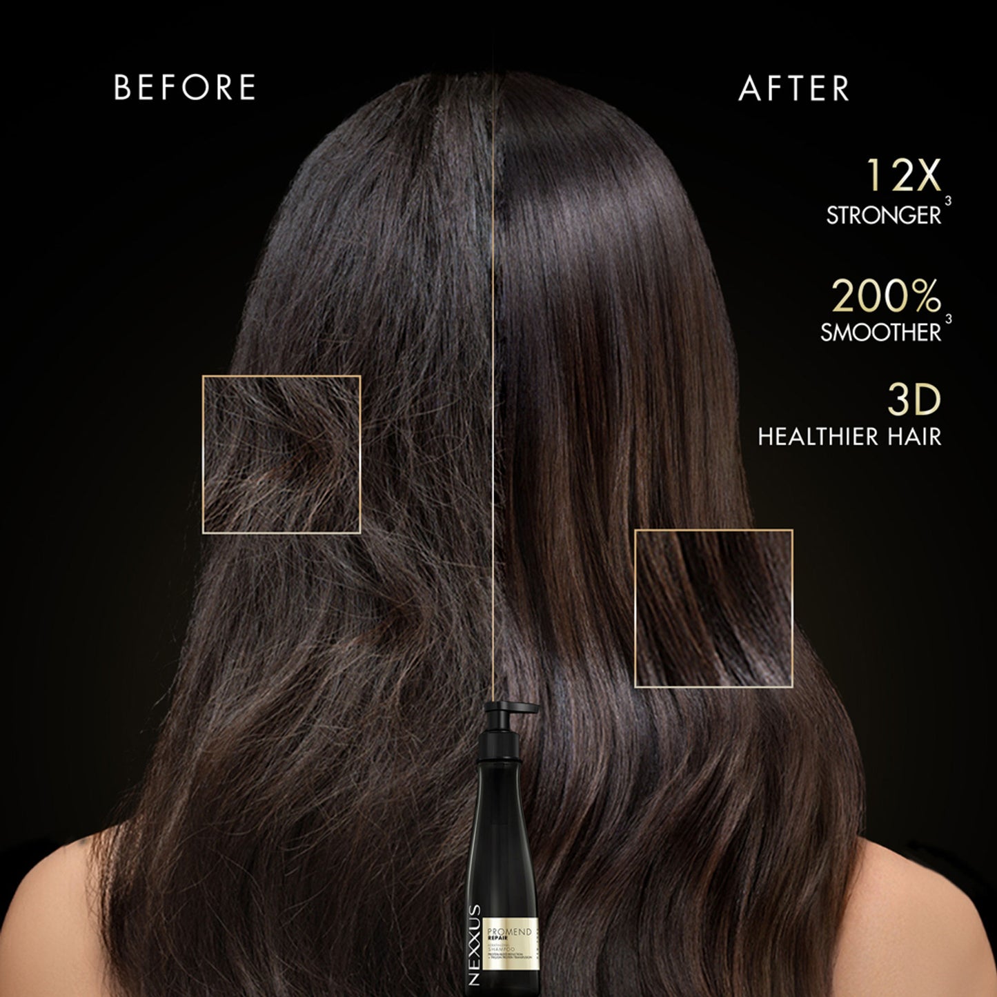 Nexxus Promend Repair Keratinizing Sulfate - Free Deep Bond Repair Shampoo For Very Damaged Hair