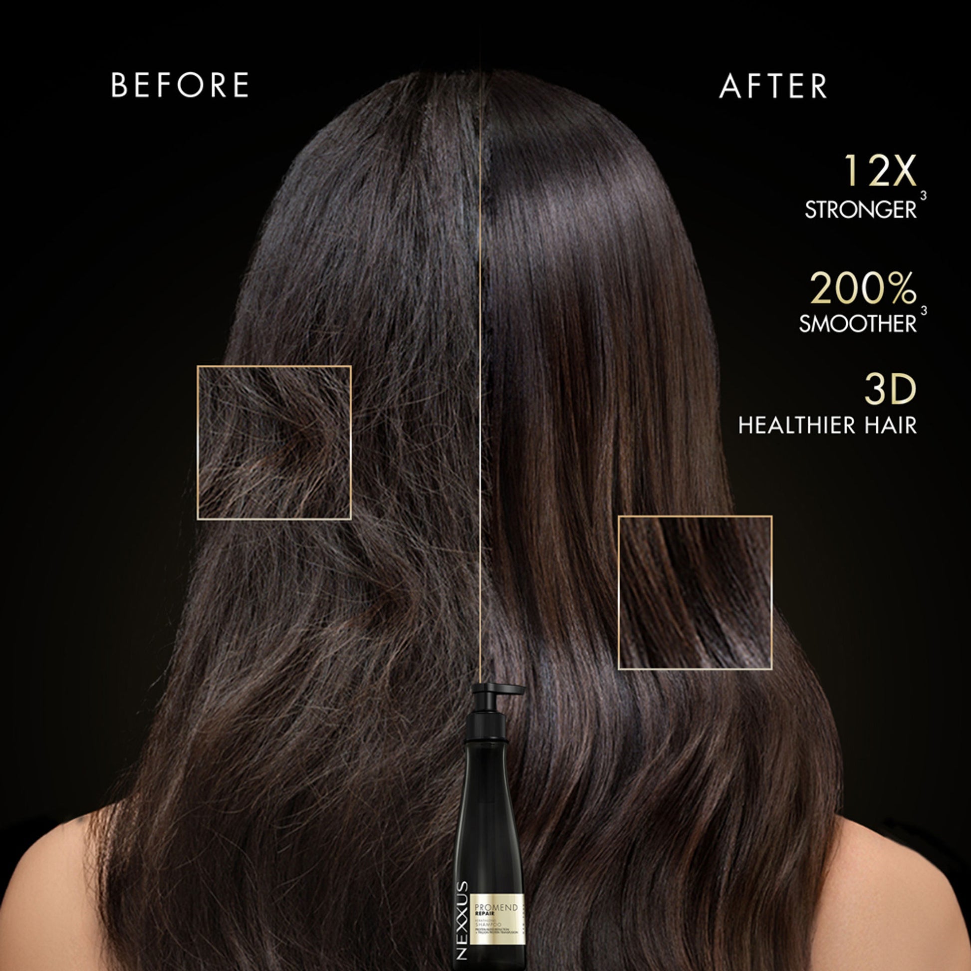 Nexxus Promend Repair Keratinizing Sulfate - Free Deep Bond Repair Shampoo For Very Damaged Hair
