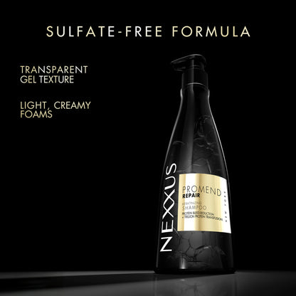 Nexxus Promend Repair Keratinizing Sulfate - Free Deep Bond Repair Shampoo For Very Damaged Hair
