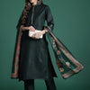 Dhiyona IE Women Ethnic Motifs Embroidered Kurta with Trousers & Dupatta