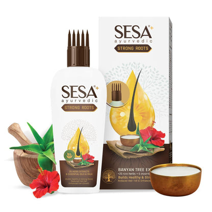 SESA Ayurvedic Strong Roots Hair Oil 100 Ml Hair Strenghtening and Reduces Hairfall