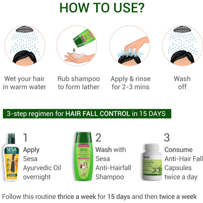 SESA Ayurvedic Anti-Hair Fall Shampoo