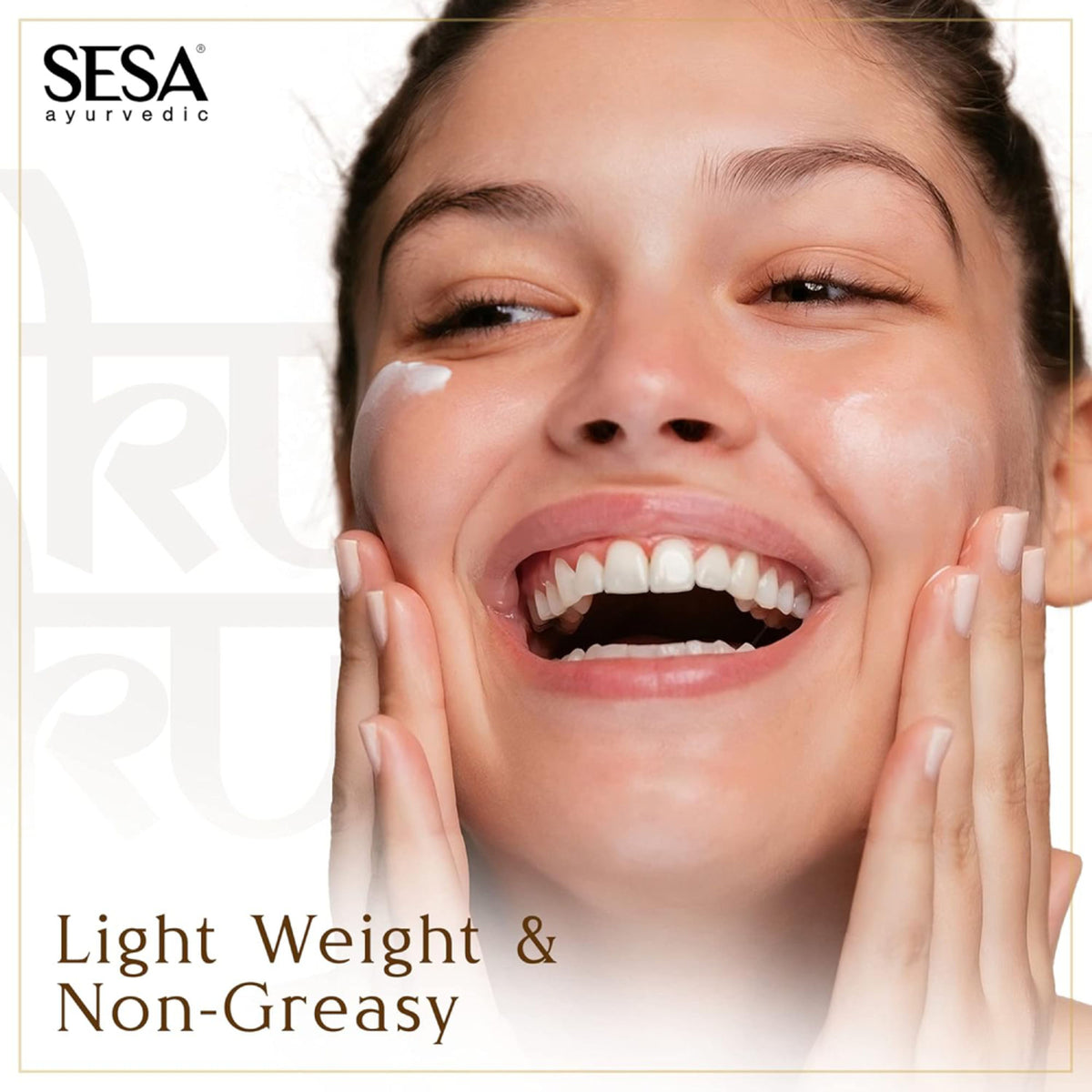 SESA 8% Kumkumadi Kesar Day Cream 50g SPF 20 & PA++ Skin Brightening Face Moisturizer Face Cream
