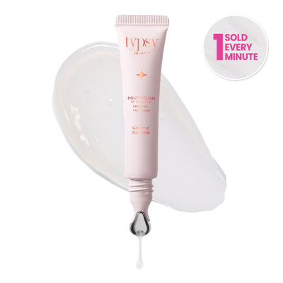Typsy Beauty Glaze Pout Polish Peptide Lip Treatment Balm - 01 Coconut Crumble