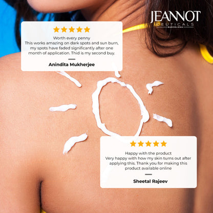 Jeannot Ceuticals Dry Touch Protective Emulsion SPF 50, Non-Greasy Sunscreen for All Skin Types
