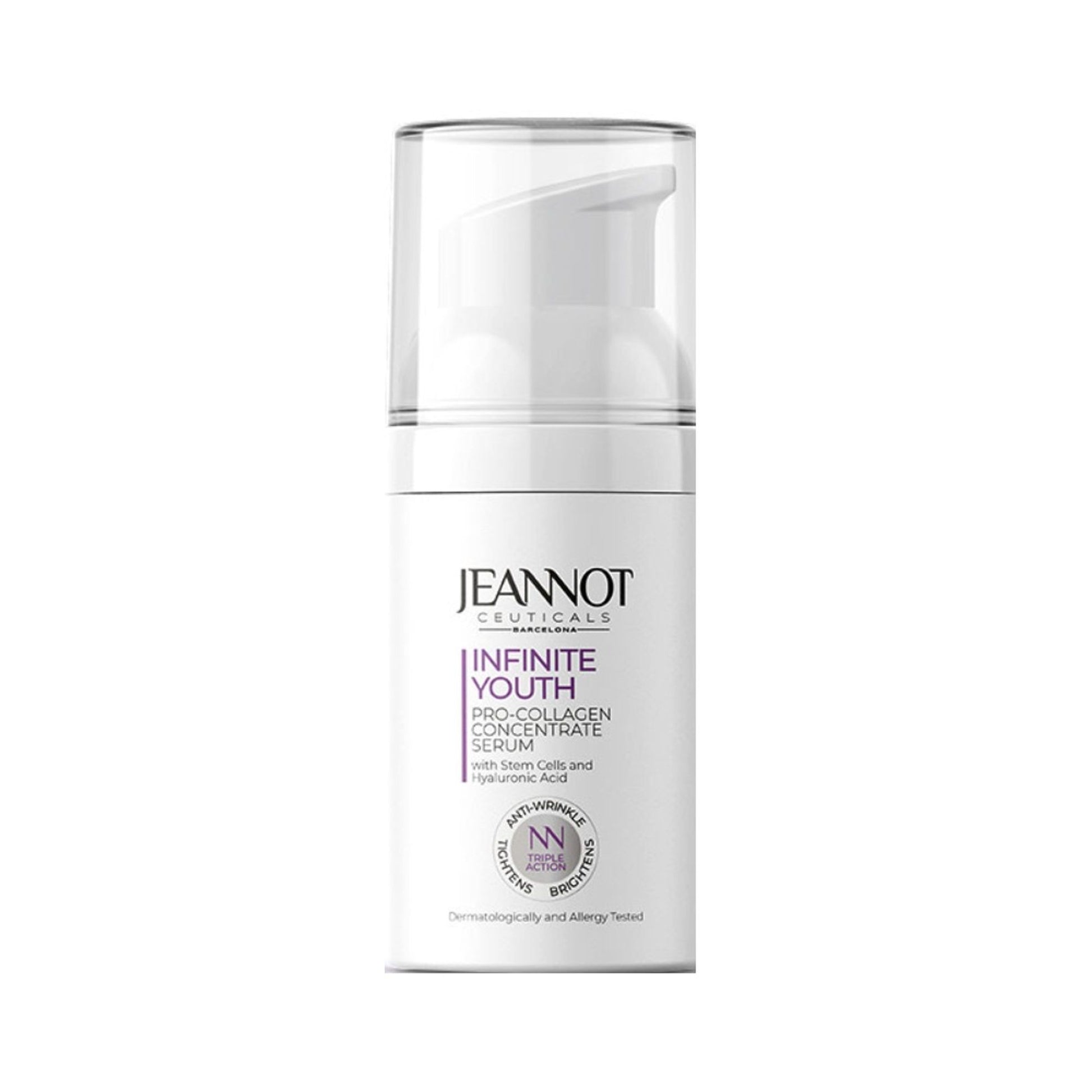 Jeannot Ceuticals Pro Collagen Concentrate Serum, Anti-Ageing Face Serum for Firmer &Plumper Skin