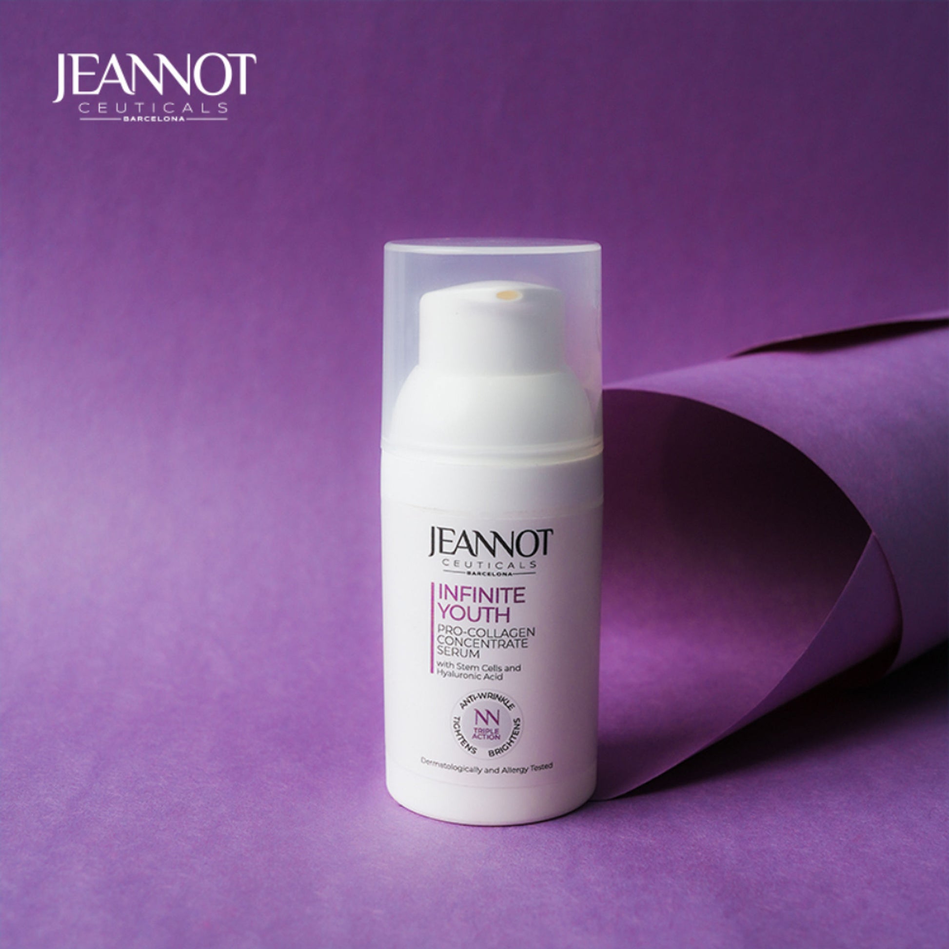 Jeannot Ceuticals Pro Collagen Concentrate Serum, Anti-Ageing Face Serum for Firmer &Plumper Skin