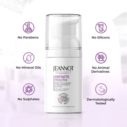 Jeannot Ceuticals Pro Collagen Concentrate Serum, Anti-Ageing Face Serum for Firmer &Plumper Skin