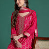 Dhiyona IE Ethnic Motifs Embroidered Regular Kurta With Trousers & Dupatta
