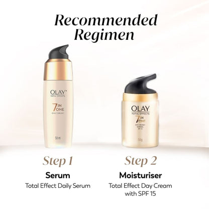 Olay Total Effects Day Cream With Spf 15, Fights 7 Signs Of Ageing With Niacinamide