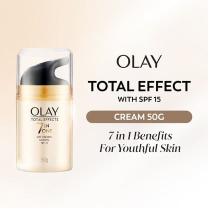 Olay Total Effects Day Cream With Spf 15, Fights 7 Signs Of Ageing With Niacinamide