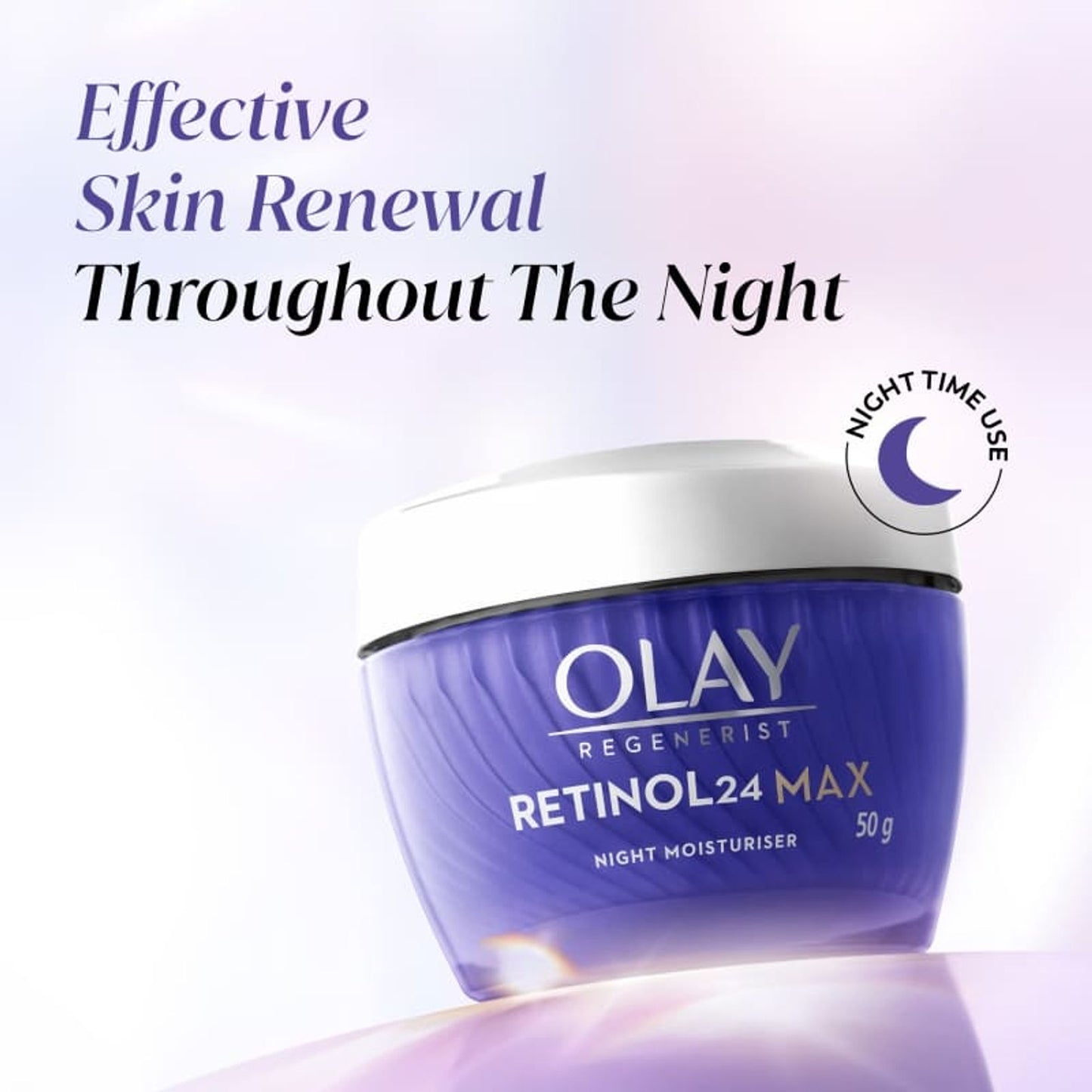 Olay Retinol 24 Max Anti Ageing Night Cream, Visibly Reduces Wrinkles In 7 Nights, Fragrance Free