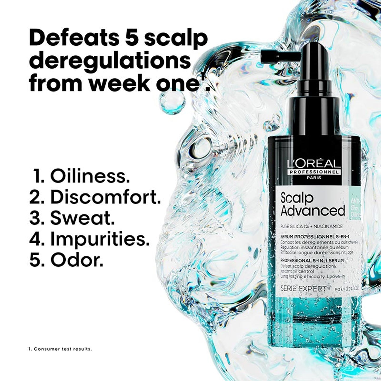 L'Oréal Professionnel Scalp Advanced 5-in-1 Professional Leave-in Serum for Scalp Care