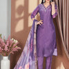 Dhiyona SN Women's Floral Solid Kurta with Churidar & Dupatta