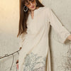 Dhiyona IE Embroidered Pure Cotton Tunic With Trousers
