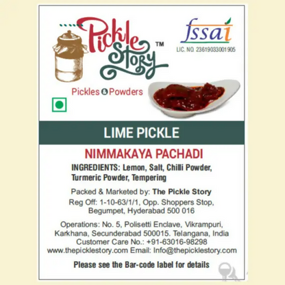 The Pickle Story Lime Pickle