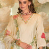 Dhiyona IE Women Floral Embroidered Regular Thread Work Kurta with Trousers & With Dupatta