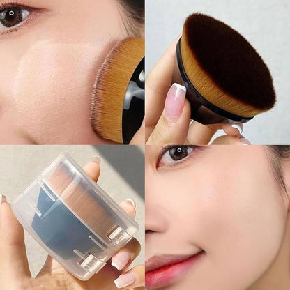 FYOLI Diamond Foundation Face Makeup Brush With Travel Case