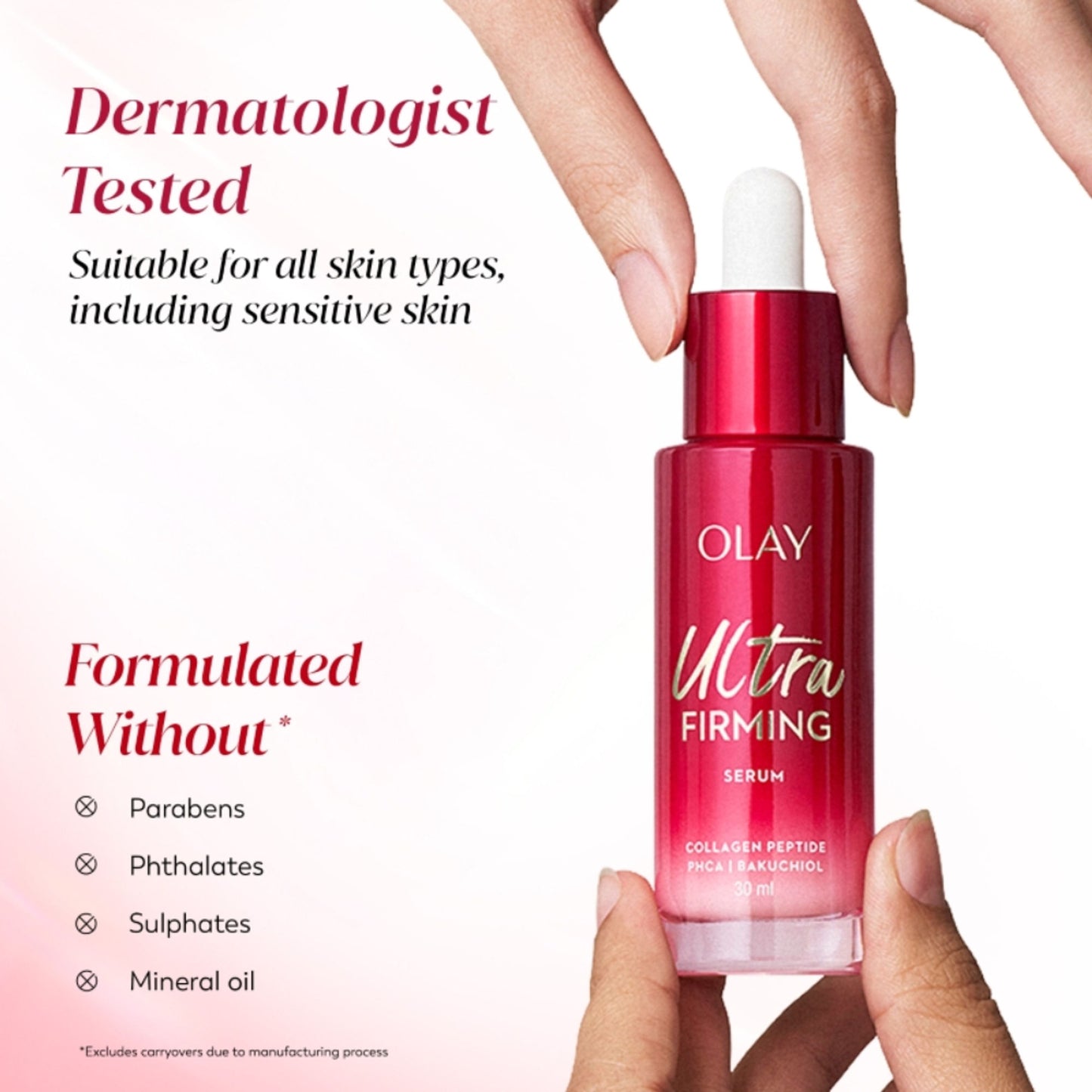 Olay Ultra Firming Serum - Phca, Bakuchiol & Collagen Peptide