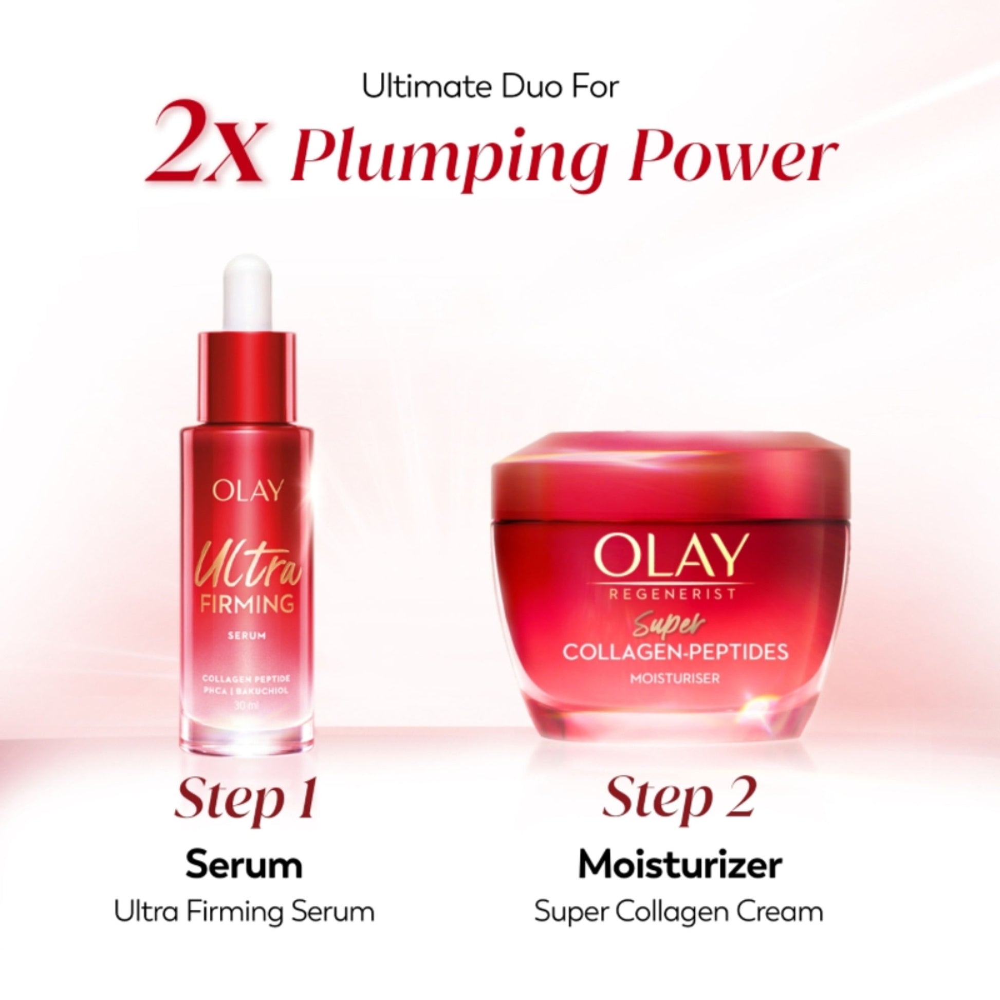 Olay Ultra Firming Serum - Phca, Bakuchiol & Collagen Peptide