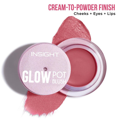 Insight Cosmetics Glow Pot Blush - Apricot Pop