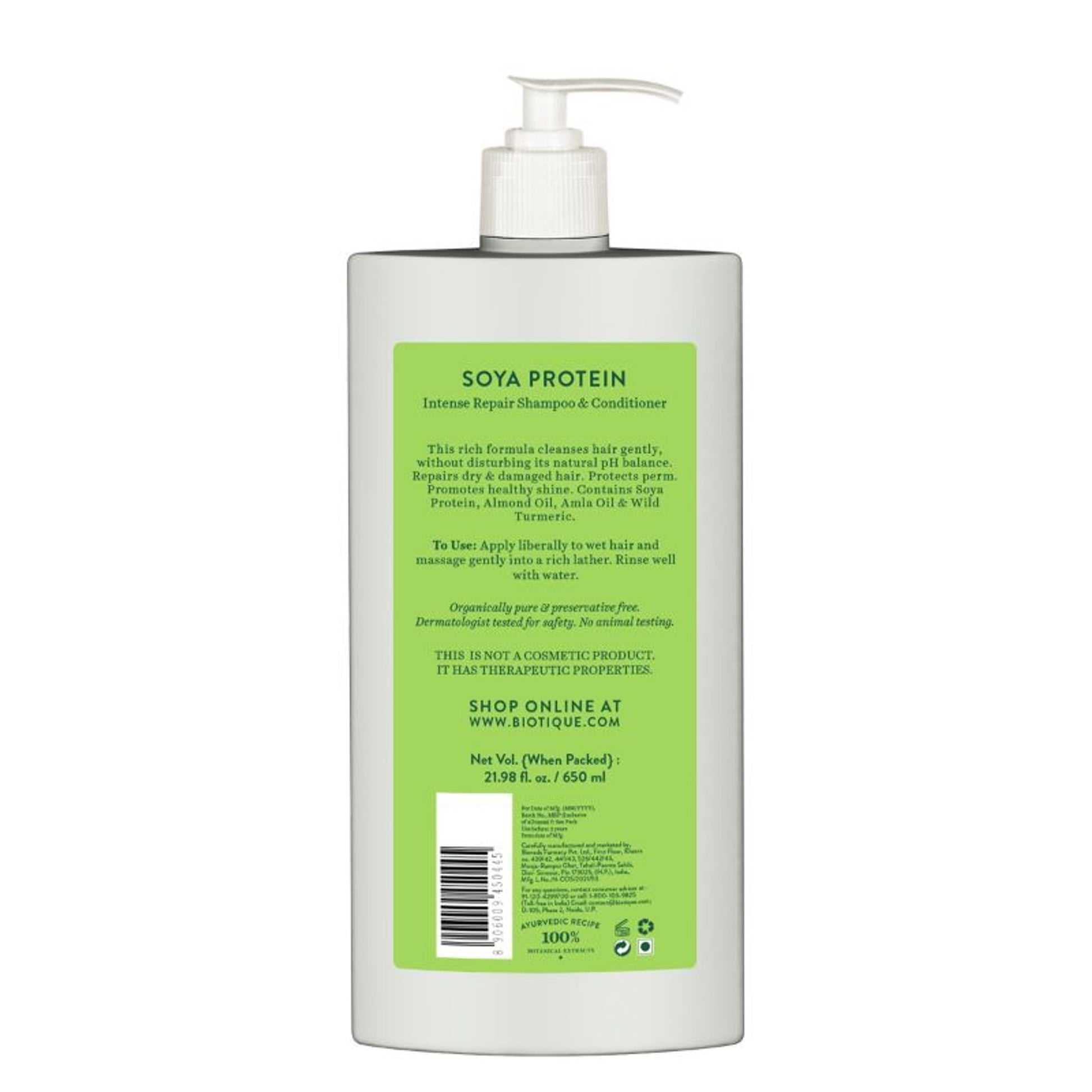 Biotique Bio Soya Protein Fresh Nourishing Shampoo