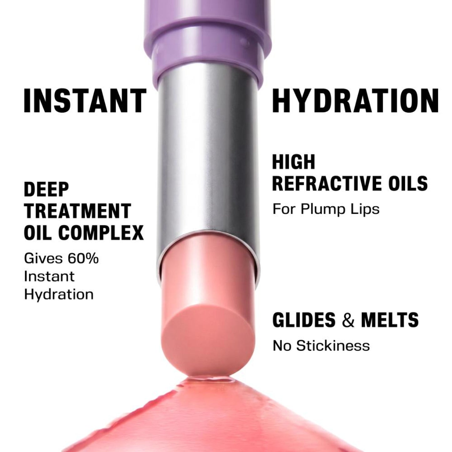 LOVETC Treatment Oil Infused Lip Balm, Clinically Proven 60% Instant Hydration - Make A Mauve