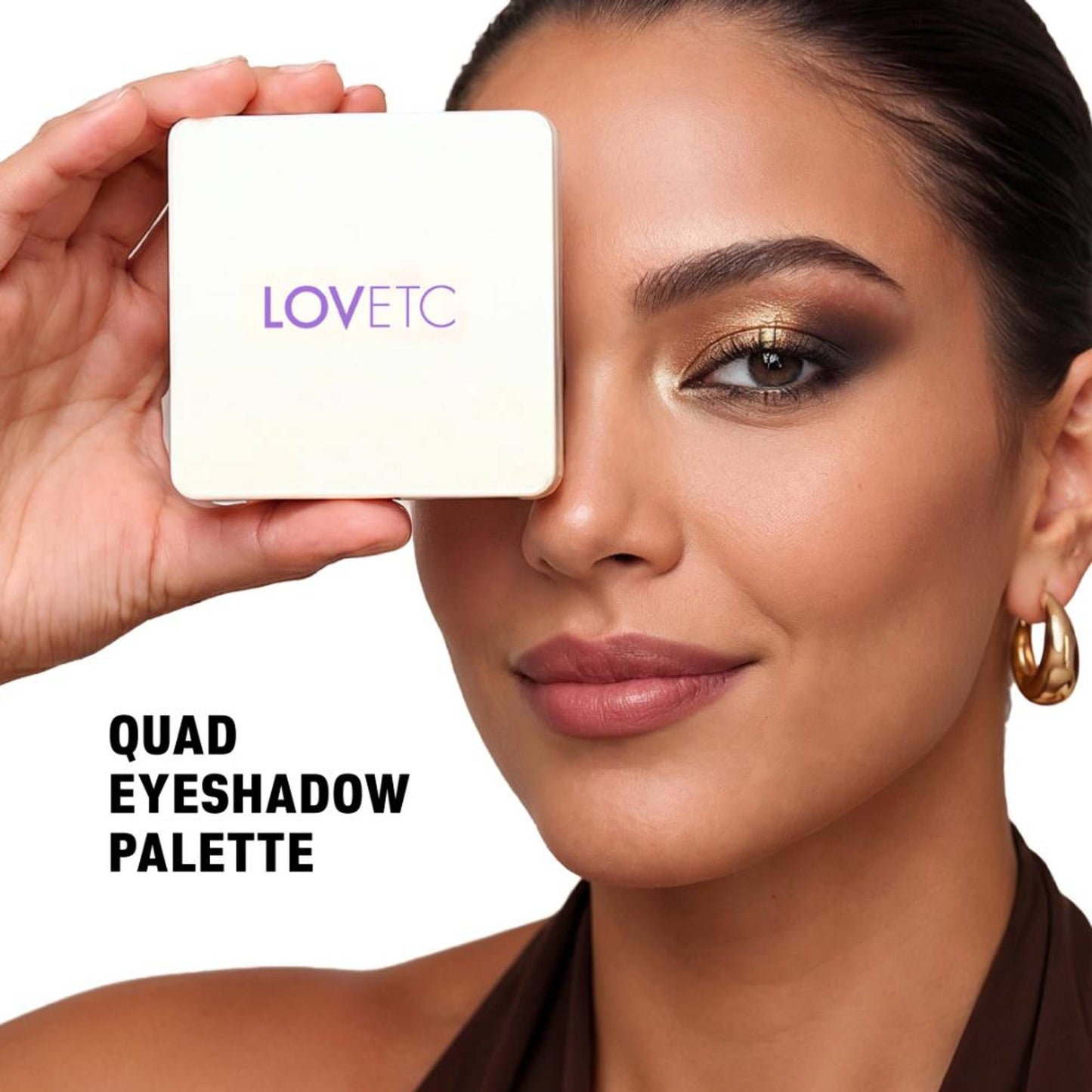 LOVETC Pop, Passion, Etc Satin Edit Eyeshadow Palette Quad - Smokey Blend