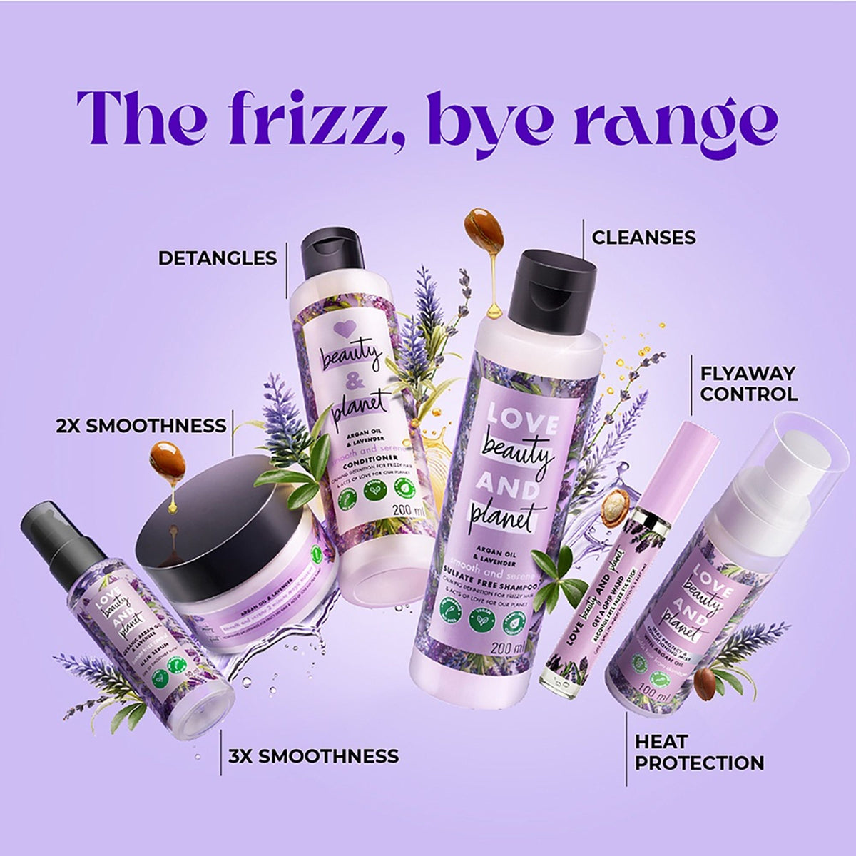 Love Beauty & Planet Argan Oil & Lavender Flyaway Stick