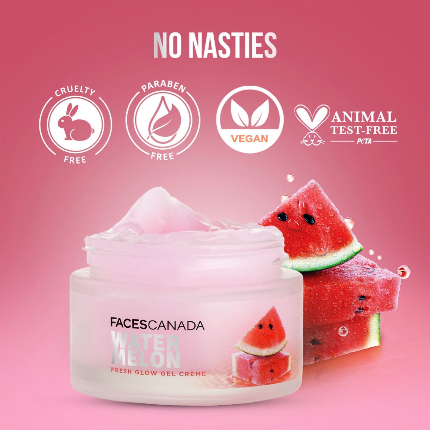 Faces Canada Watermelon Fresh Glow Gel Crème