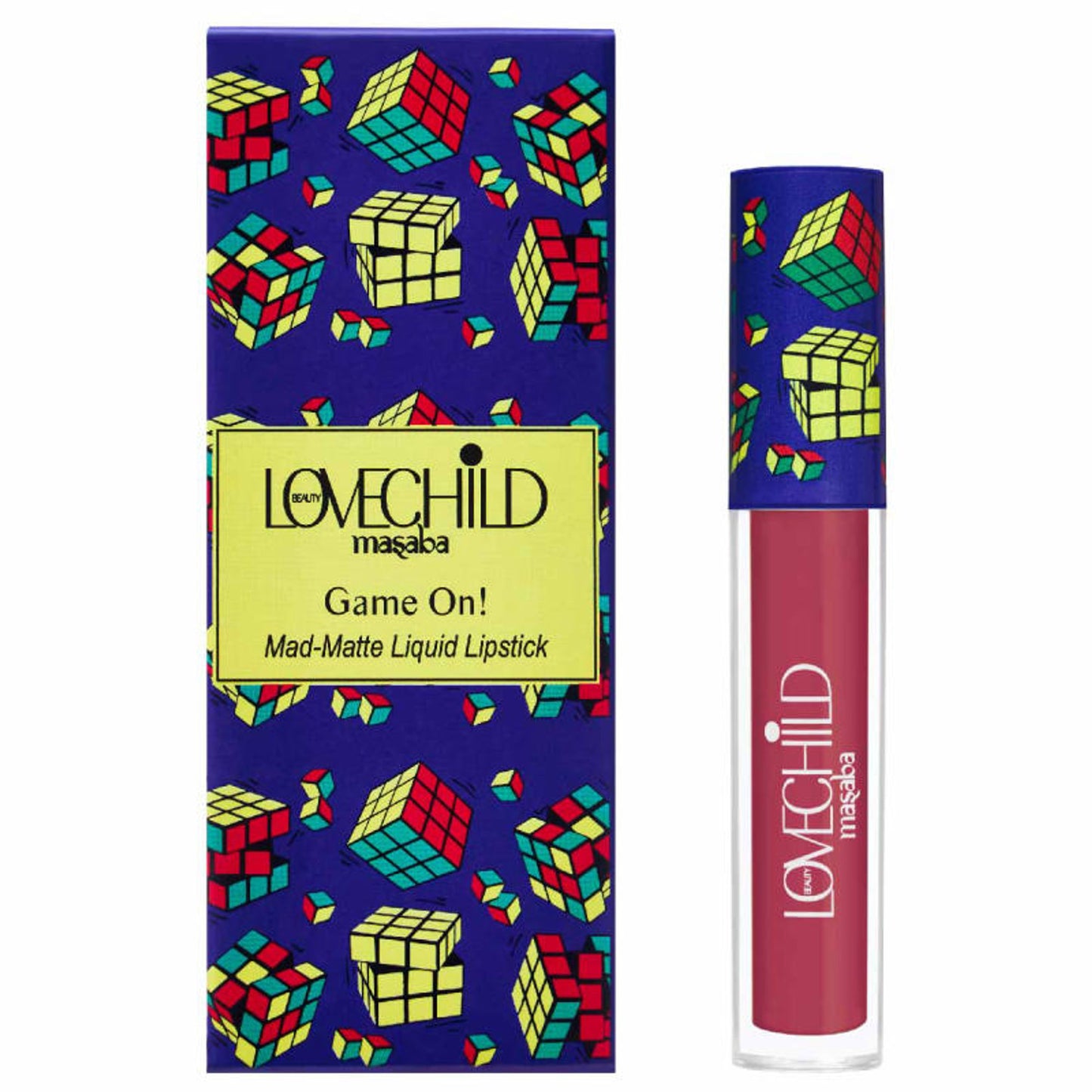 LoveChild Masaba Mad Matte Tranfer-proof Long Lasting Liquid Lipstick, Enriched with Jojoba & Macademia Oil - 09 I Claim
