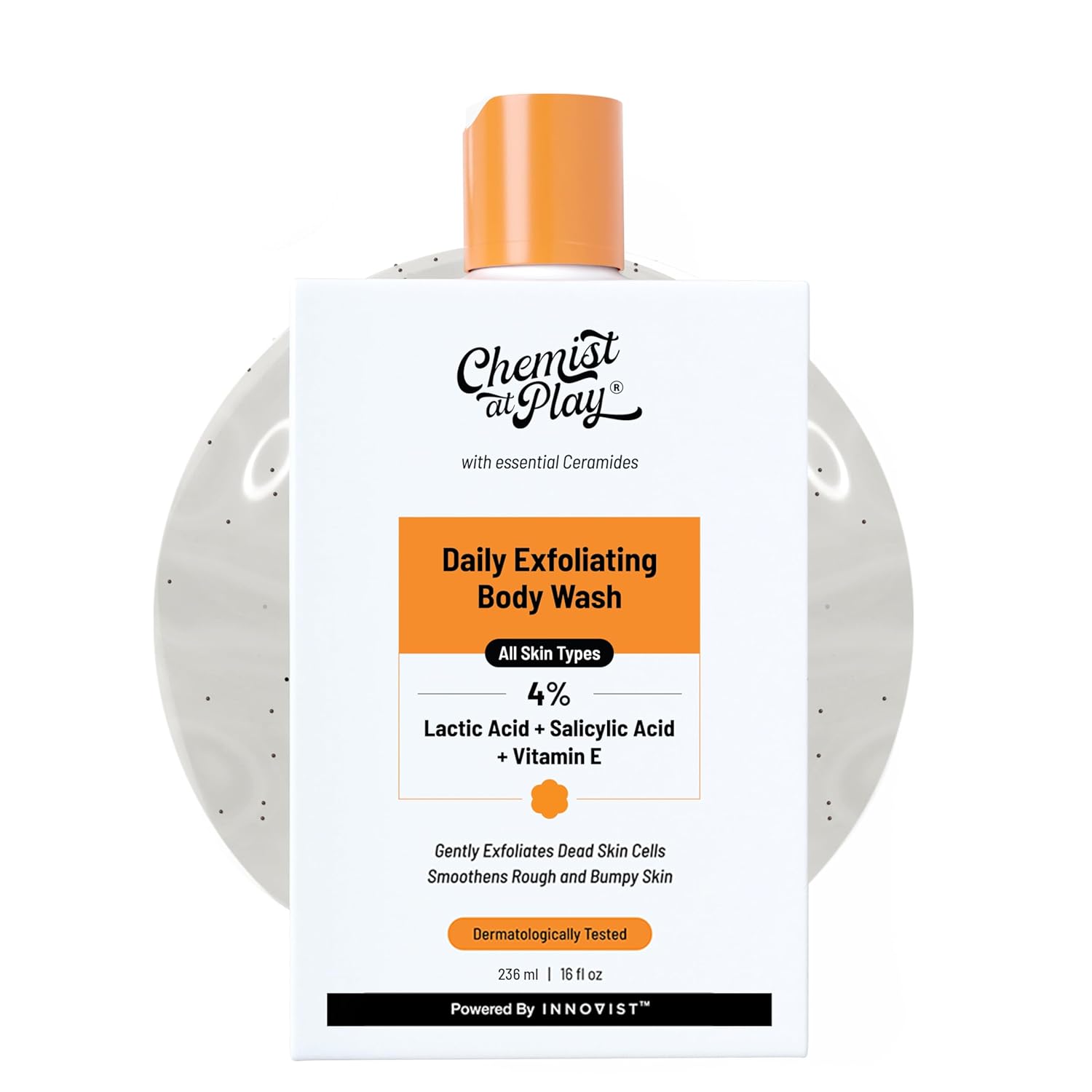 Chemist At Play Exfoliating Body Wash, 4% (Salicylic Acid, Vitamin E and Lactic Acid) - Indyancart