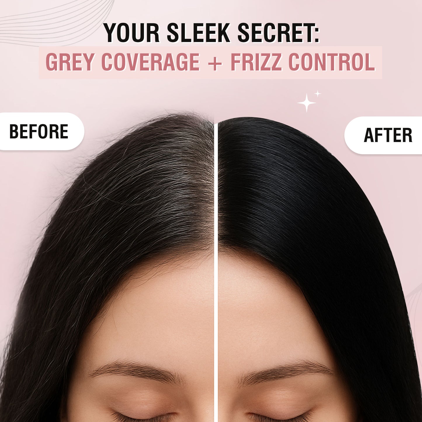 Glamveda Black Hair Finishing Stick - Frizz Control & Baby Hair Styler For 24-Hour Hold